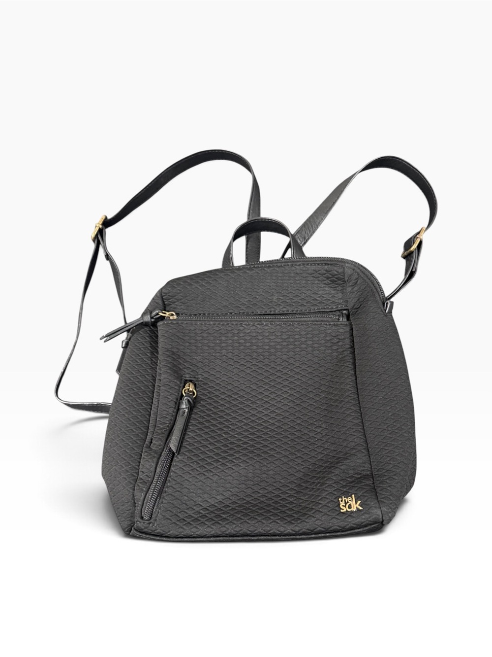 The Sak Black Quilted Backpack Olvera